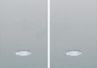 Tecla doble para interrup./conmut./cruzam. con visor plata Luna