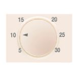 Tapa termostato electrónico ambiente blanco, serie Coral
