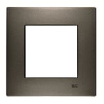 Marco 1 elemento, 86x86 mm, gris Lava