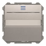 Interruptor - conmutador tarjetero 1 microrruptor plata Luna