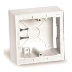 Caja modular de superficie, referencia 23460 de BJC. Blanco