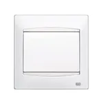 Tapa ciega blanco, serie Coral