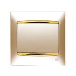 Tapa ciega dorado Perlado, serie Coral
