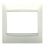 Marco 4 elementos vertical, con embellecedor, referencia 21314-PL de BJC. Plata luna