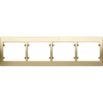 Marco 4 elementos horizontal, referencia 18004-OD de las series Iris y Mega de BJC.  Dorado Odisea
