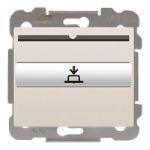 Interruptor - conmutador tarjetero 1 microrruptor blanco