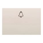 Tecla interruptor bipolar blanco