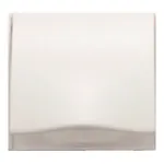 Tapa articulada para base 2P+T (TT lateral), referencia 21813 de BJC. Blanco