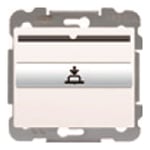 Interruptor - conmutador tarjetero 1 microrruptor blanco Satín