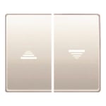 Teclas pulsador-interruptor persianas blanco Satín