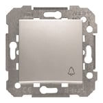 Pulsador timbre plata Luna sin garra