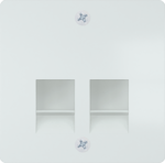 Tapa conector multimedia tae, Blanco Polar de Miro