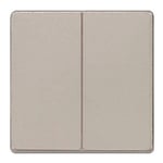 Tecla doble, Aluminio Metalizado de Miro