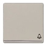 Tecla, símbolo campana, cromo, Aluminio Metalizado de Miro