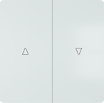 Tecla doble persiana, Blanco Polar de Style