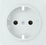 Tapa schuko, protección de seguridad, Blanco Polar de Miro