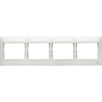 Marco 4 elementos horizontal, referencia 21214-A de BJC. Con embellecedor. Beige