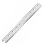Rail metálico de 41x21 mm de espesor, referencia 67030075 de Pemsa. Ala: 21. Protección: PG