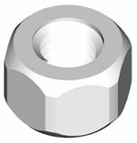 Tuerca hexagonal M10, referencia 67020079 de Pemsa. Protección: EX