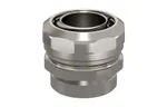 Racor metálico con rosca exterior y casquillo interior, referencia 37025029 de Pemsa. PG29 (DN29)