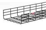 Bandeja de rejilla de acero, referencia 60283300 de la gama rejiband de Pemsa. 100x300. Protección: Black C8