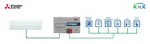 Pasarela Intesis para Mitsubishi Electric gamas Domestica, Mr. Slim y City Multi a KNX - Ref. INKNXMIT001I000