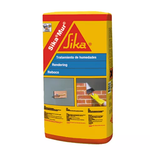 Mortero de enfoscado para eliminación de humedades por ascensión capilar, SikaMur® de Sika. Gris cemento