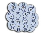 Etiqueta adhesiva de calibración, referencia AETAF-2.0 de Aguilera electrónica. 2 mm