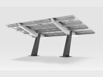 Marquesina solar para autoconsumo instantáneo e integración de recarga de vehículo eléctrico, referencia EPVS20 de Circutor. PVS2