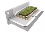 Cubierta ajardinada extensible ecológica invertida PVC de Soprema V-01-2c3.C