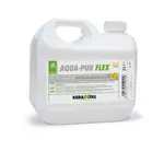Agua‑gel eco‑compatible para el emplastecido de parquet, referencia Aqua-Pur Flex de Kerakoll. Envase: botes 2x2l