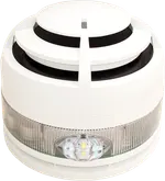 Base para detectores, referencia A50ZSLDR de Cofem. Con sirena y alarma visual. No incluye detector