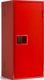 Armario extintor con puerta ciega roja, referenciab AEXPPCR de Cofem. Medidas: 300x610x245 mm