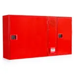 Conjunto horizontal compuesto por 3 módulos en rojo con puerta ciega roja, referencia CR3X17H1 de Cofem