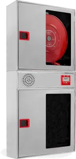 Conjunto vertical compuesto por 3 módulos en inox. puerta semiciega inoxidable, referencia CR3X25V1 de Cofem