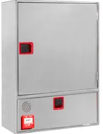 Conjunto vertical compuesto por 2 módulos en inox. puerta ciega inoxidable, referencia CR3X128V2 de Cofem