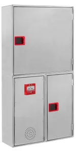 Conjunto vertical compuesto por 2 módulos en inox. puerta ciega inoxidable, referencia CR3X28V3 de Cofem