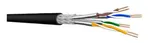 Cable UC1500 SS22 Cat.7A S/FTP 4P AWG 22,  1500 MHz,  Fca,  Bobina 1000 m