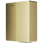 Secamanos BIGFLOW EVO de acero inoxidable con sensor electrónico, referencia 01481.G de la serie Bigflow evo de NOFER.  Acabado PVD Oro cepillado