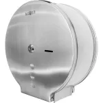 Dispensador de papel higiénico adosado industrial extragrande de acero inoxidable, referencia 05006.XL.S de la serie Industrial de NOFER. Acabado satinado