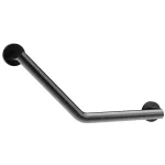 Barra de apoyo fija angular de la serie DESIGN de NOFER, referencia 15261.TT de NOFER. Acero inoxidable. Acabado PVD Gun metal