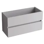 Mueble ANCONA 100x45x54 cm. 2 cajones suspendidos, referencia AN202.100.BB de la serie ANCONA de NOFER. Acabado Lacado Blanco brillo