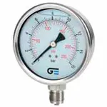 Manómetro glicerina, serie 3824N de Genebre. D.100NPT 0-10B-0-150PSI