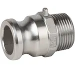 Racor Tipo B: Camlock macho - rosca macho, referencia 0450 04 de Genebre. 1/2''