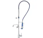 Columna de cocina profesional con grifo mezclador monomando y grifo  con caño giratorio de Genebre