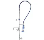 Columna de cocina profesional con grifo vertical y grifo con caño giratorio de Genebre