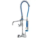 Columna de cocina profesional con grifo mezclador monomando y grifo con caño giratorio de Genebre