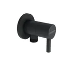 Válvula de escuadra redonda de Genebre. 3/8''. Negro