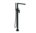 Monomando de pie para bañera, serie 64119 de la gama Koral Black
