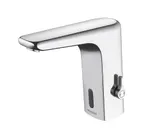 Grifo de lavabo mezclador con sensor, referencia 67126 15 45 66 de Genebre. Inox